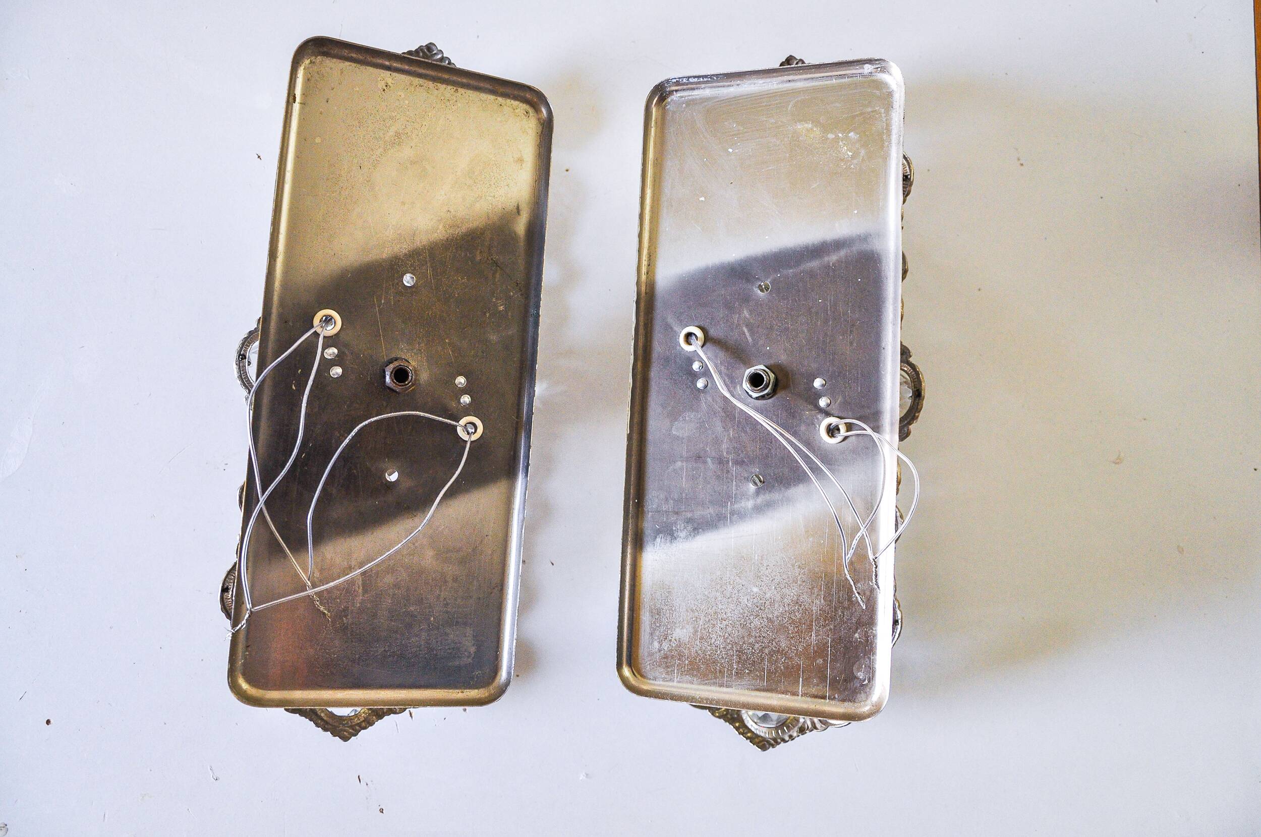 Pair of Palwa wall lights by Ernest Palm, 1960, Spain