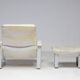 Ilmari Lappalainen "Pulkka" Lounge Chair and Ottoman, Finland, 1966