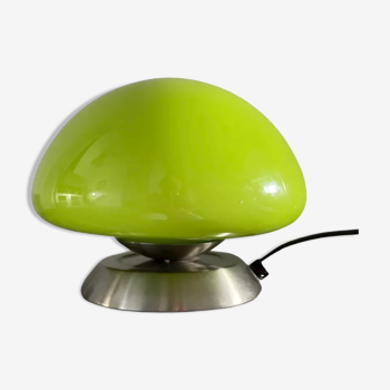 Lampe champignon verte tactile