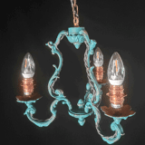 Vintage brass pendant lamp