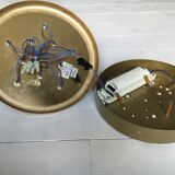 Gilded metal wall lamps of the brand Grossmann