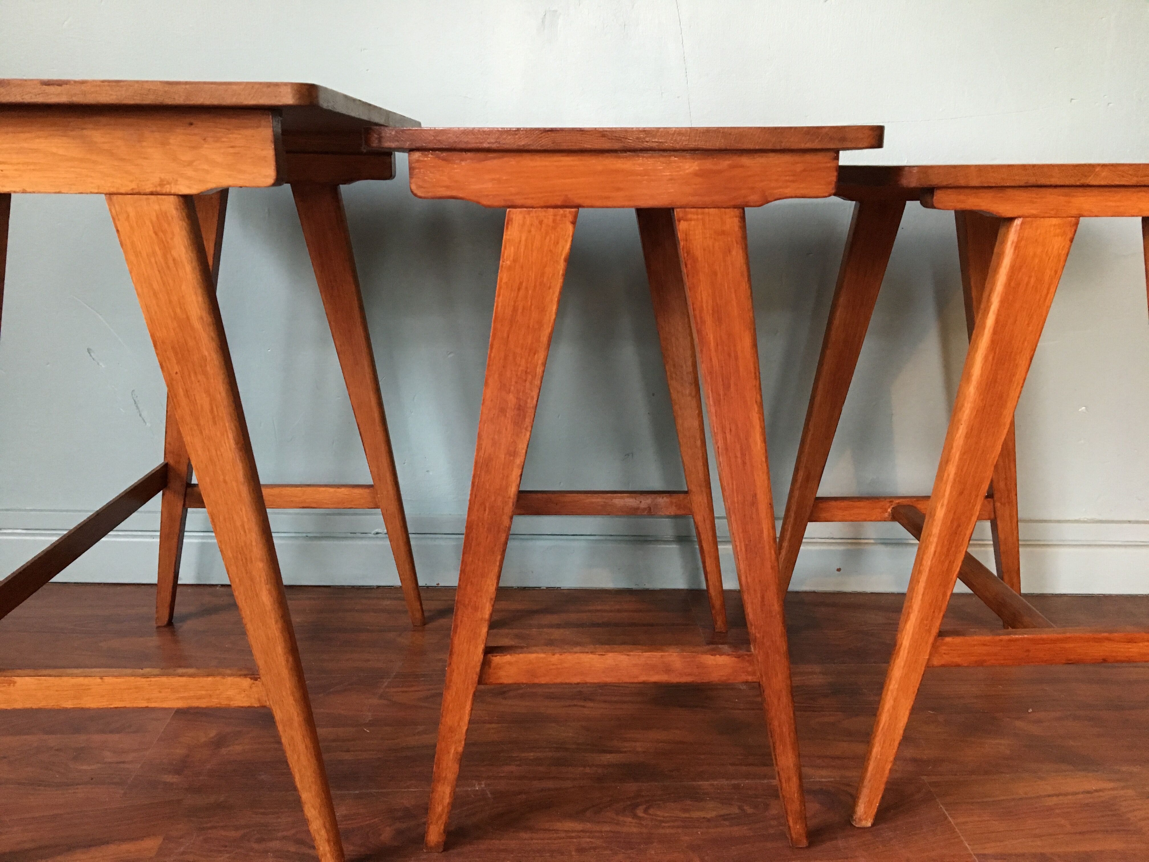 Oak tables, 50s.