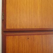 Armoire en teck, design danois, années 1970, fabricant : Omann Jun