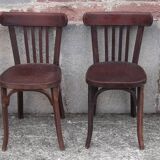Baumann bistro chairs, 1950s. (Set of 4)