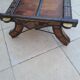 Antique Tibetan coffee table wood copper