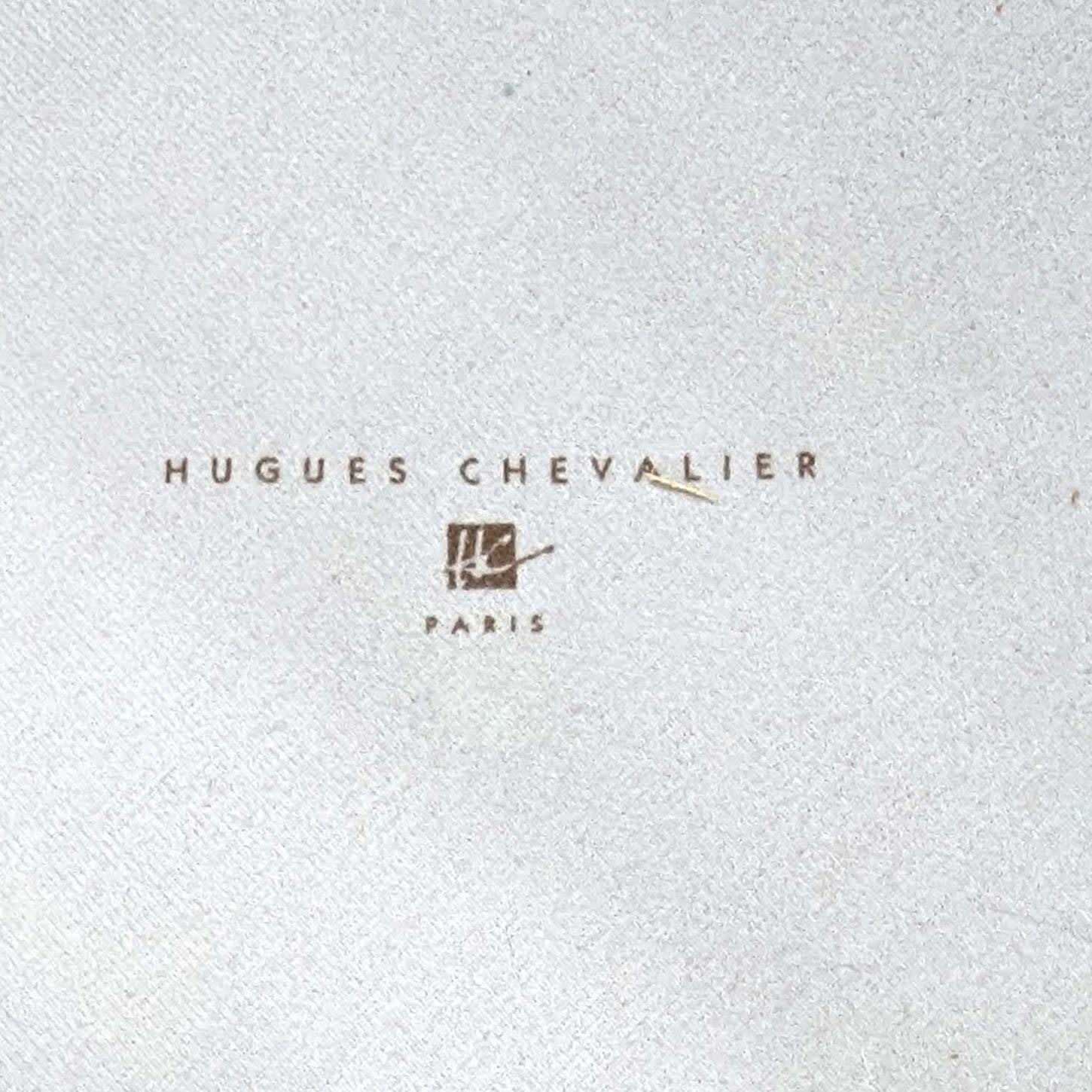 Key Largo Hugues Chevalier sofa Art Deco style in sycamore and suede