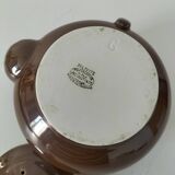Théière vintage Pillivuyt modèle rare à anse perpendiculaire
