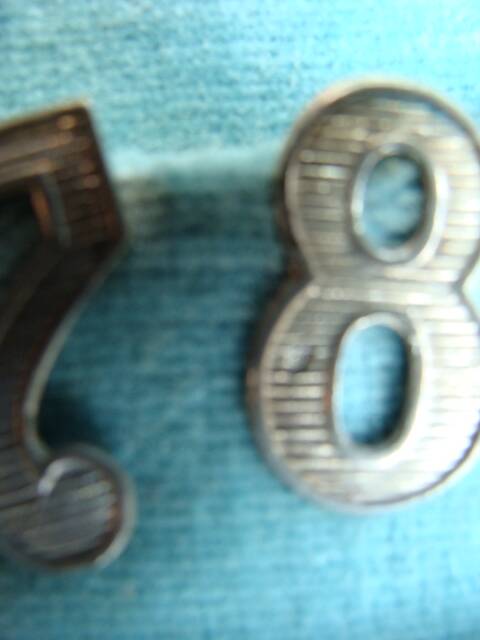 Table decoration / silverware glass markers