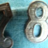 Table decoration / silverware glass markers