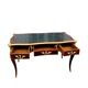 Marquetry and gilded bronze desk signed rinck in paris