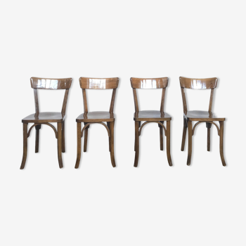 Series of 4 chairs, 1950/1960