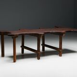 Table Organique Rustique De Forme Libre, France, Fin 19ème Siècle
