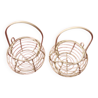 Candle holder baskets