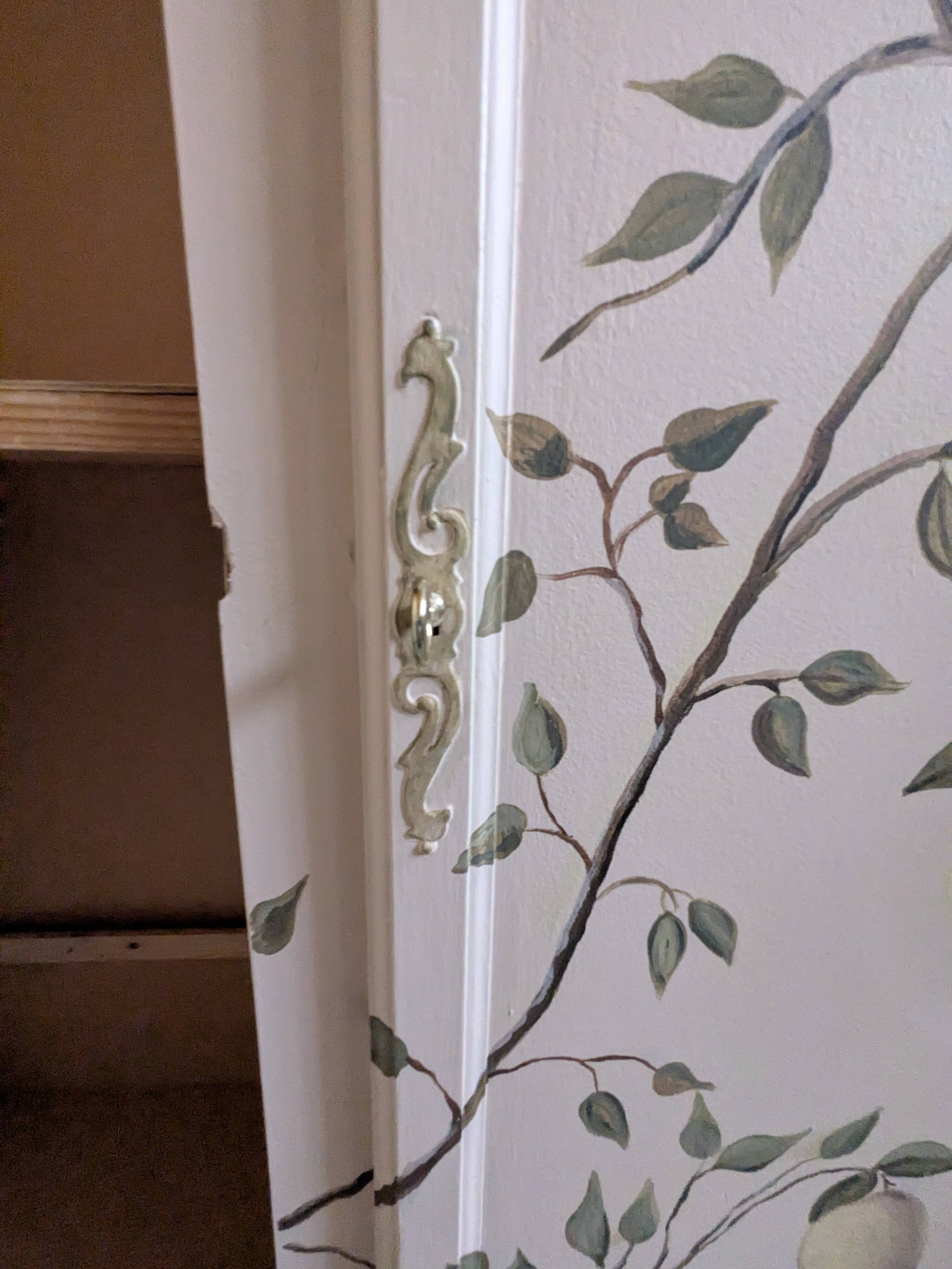 Painted wardrobe