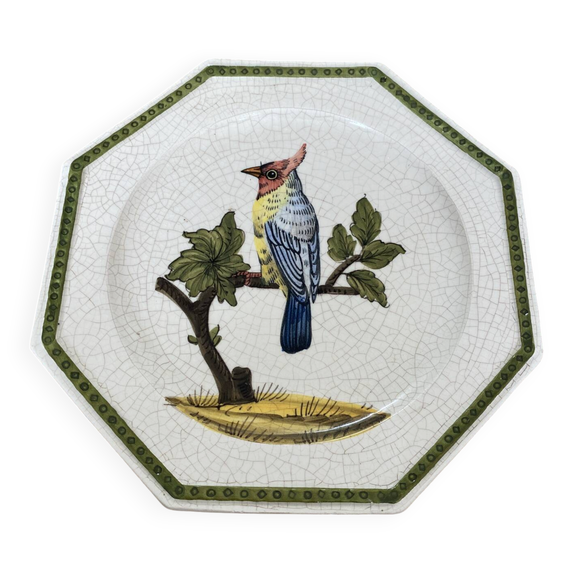 Octagonal Italian plate Bassano