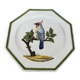 Octagonal Italian plate Bassano