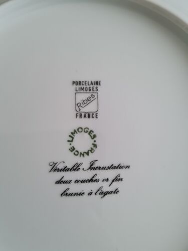 Assiette porcelaine Limoges