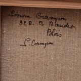 Table of yellow chrysanthemums