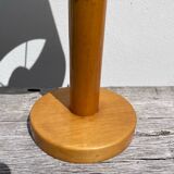 Lampe en bois tourné 1980