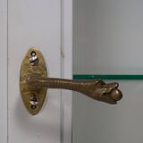 Vintage industrial display cabinet