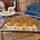 7 coupes à Champagne ou à dessert 70's