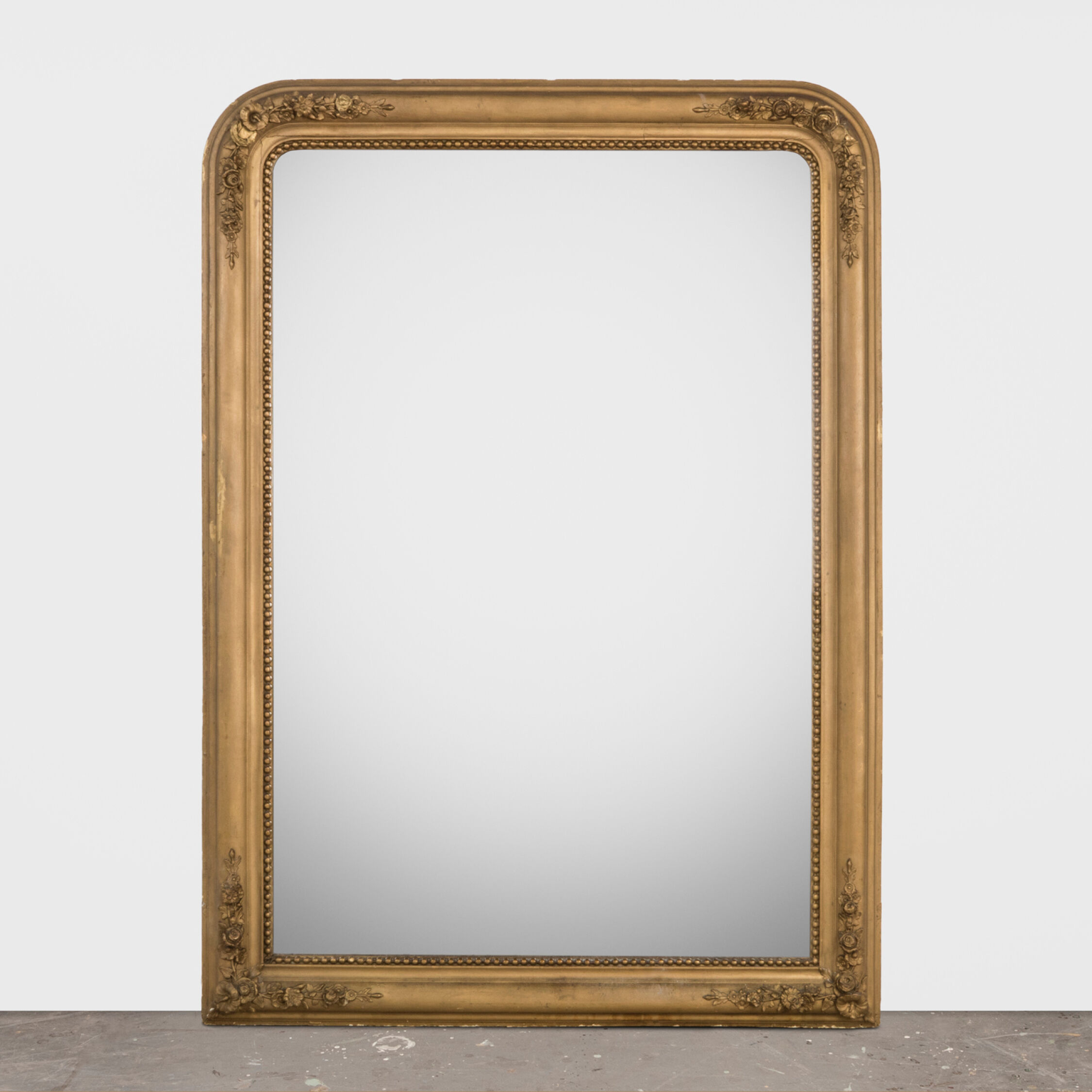 Antique flower mirror - 158x110cm