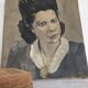 Oil on canvas: "Woman of the 40s"