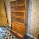 Mid-century vintage asymmetrical display cabinet