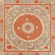 Vintage Turkish hand-knotted rug 140x145 cm