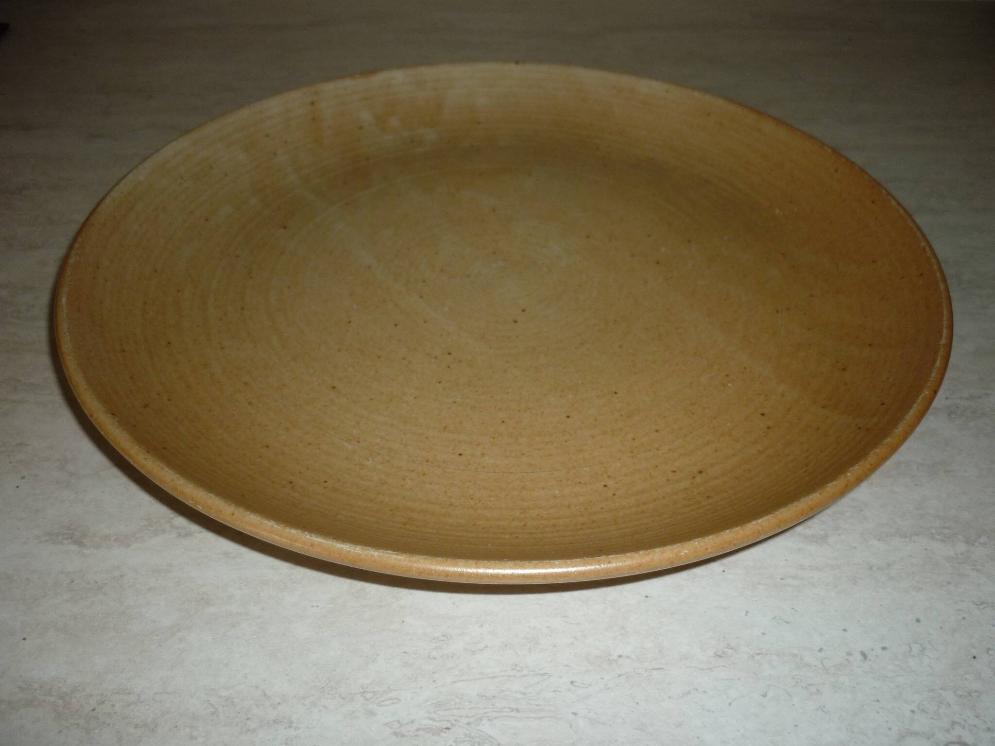 Large plate Ø 28 in CNP Village stoneware