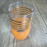 Lot de verres orangeade givrés multicolores