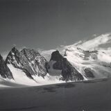 Barre des Écrins photograph, vintage silver print, 40 x 25 cm