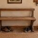 Small oak decorative bench