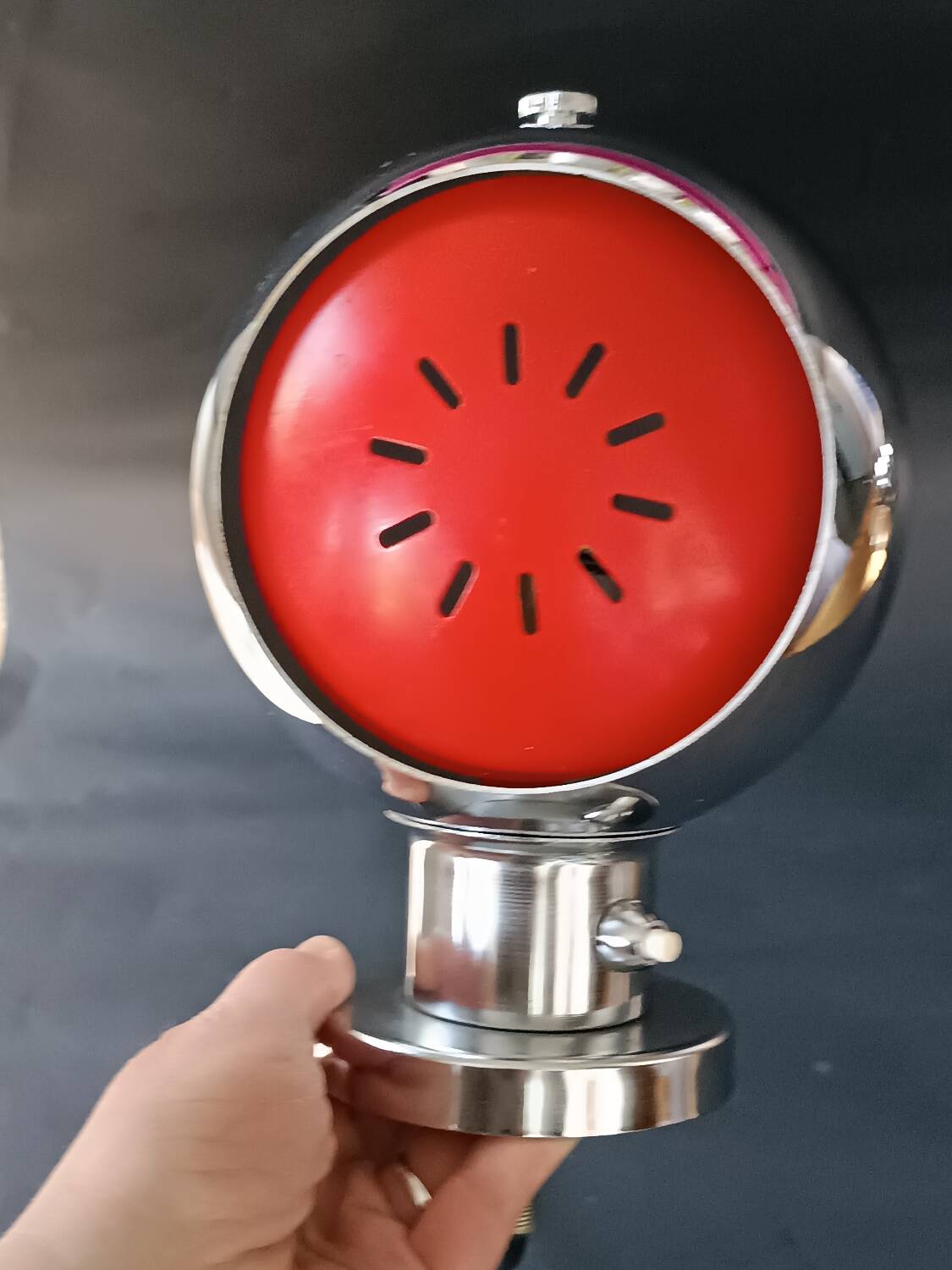 Two designer lamps without the eyeball base 1970