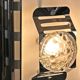 1970s Space Age Chromed Pendant Lamp attributed to AV Mazzega, Murano Glass