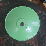 Green enameled sheet metal lampshade