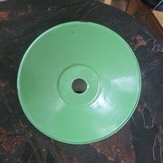 Abat jour en tôle émaillée vert