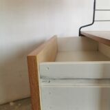 Scandinavian-style modular shelf, bookcase