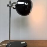 Brown eyeball table lamp design 1960