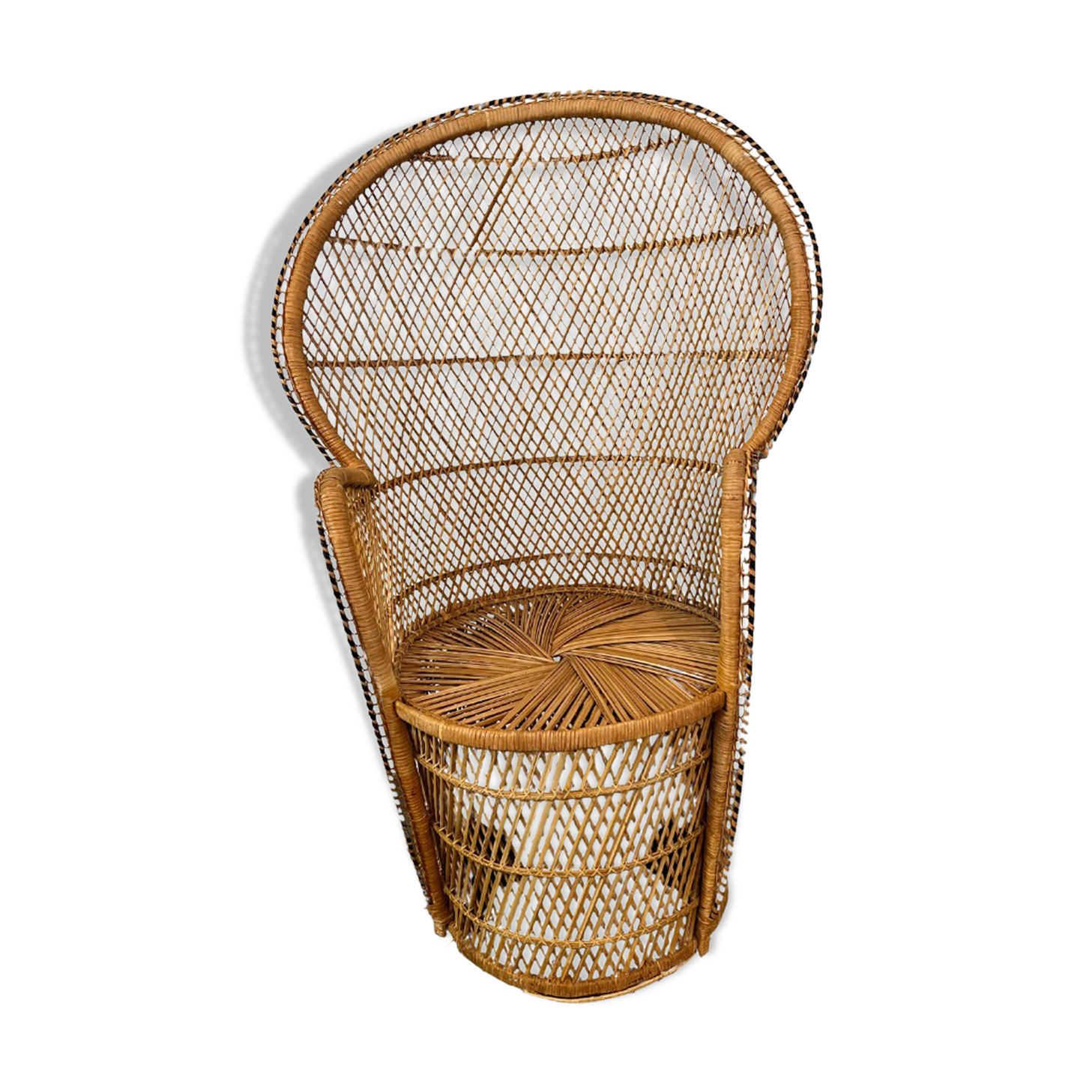 Emmanuelle rattan armchair