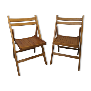 paire de chaises pliantes