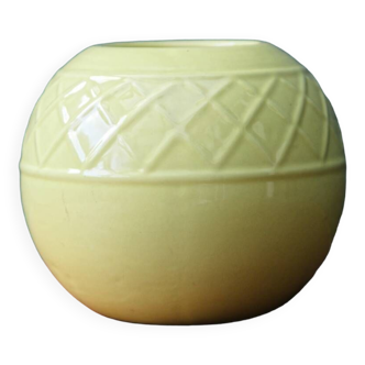 Yellow ball vase, 1950s
