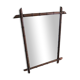 Antique bamboo mirror