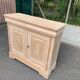 Louis Philippe buffet with 2 drawers and 2 doors, stripped wood from the 2000s.