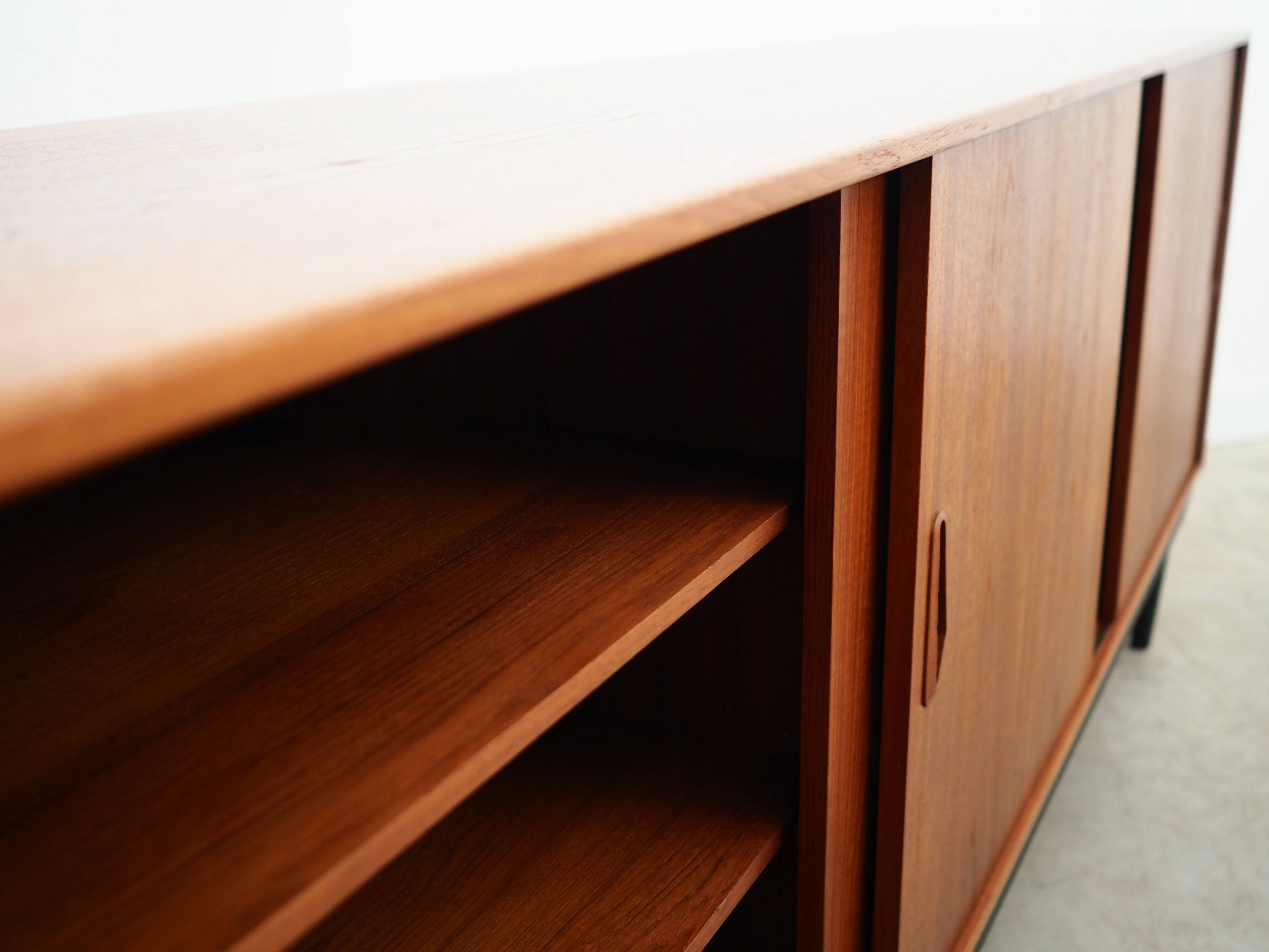 Teak sideboard, Danish design, 1960s, made in Denmark