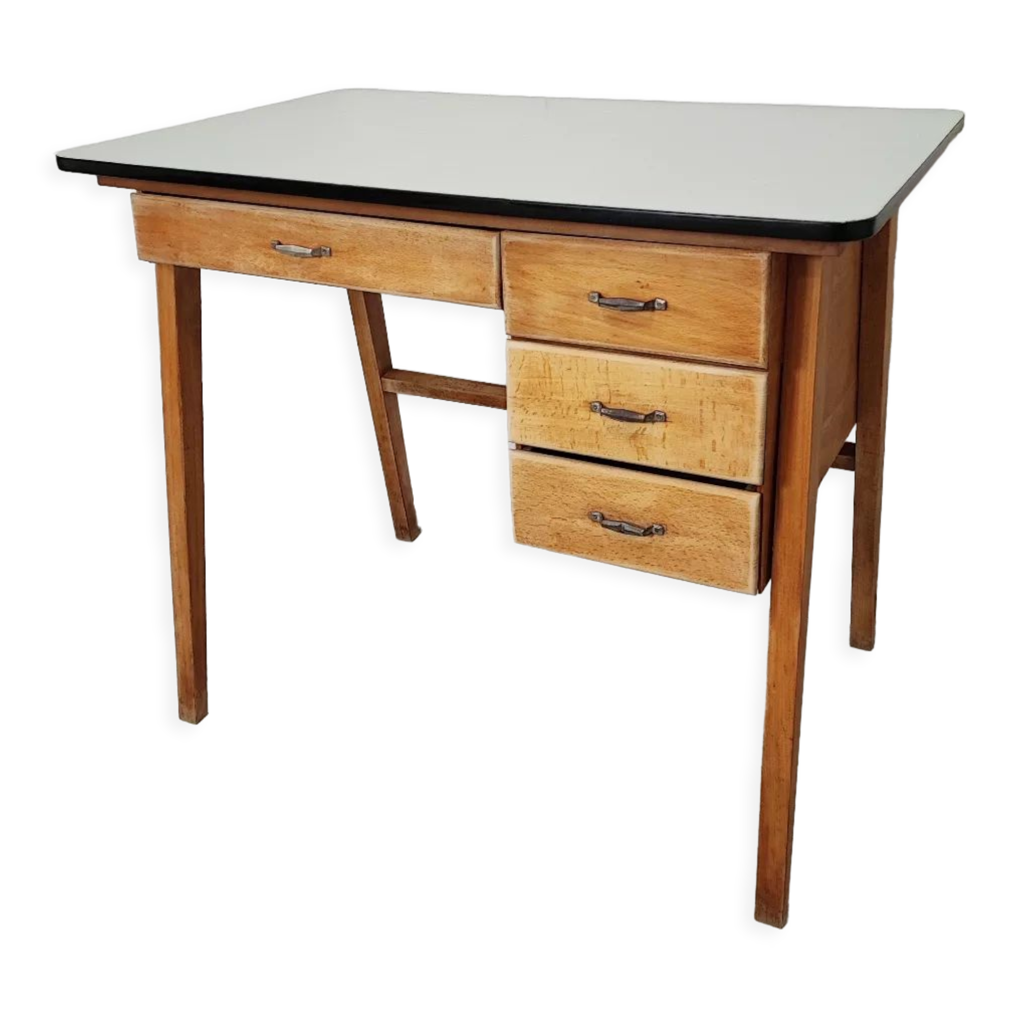Vintage compass feet desk