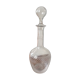 Vintage 60s chiseled glass decanter