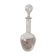 Vintage 60s chiseled glass decanter