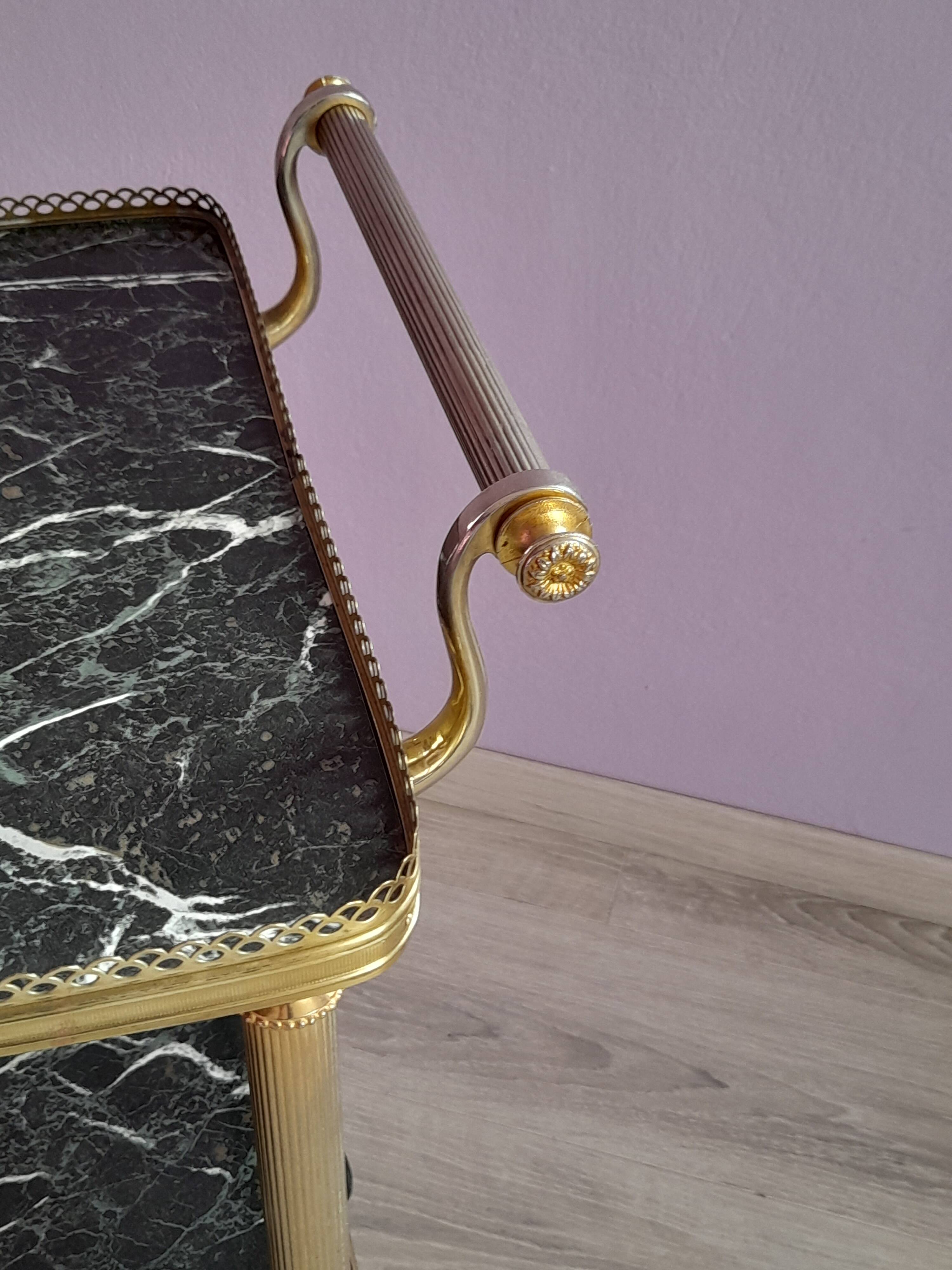 Vintage rolling trolley. Year 1960