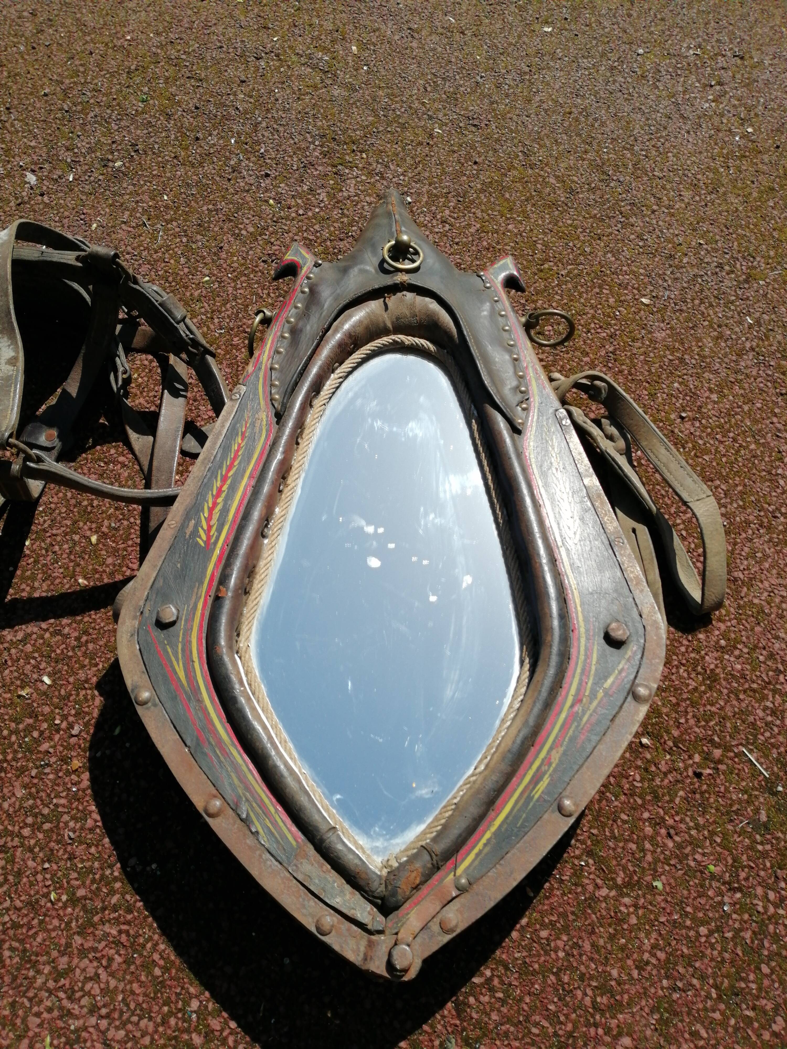 Mirror horse necklace 86x46cm